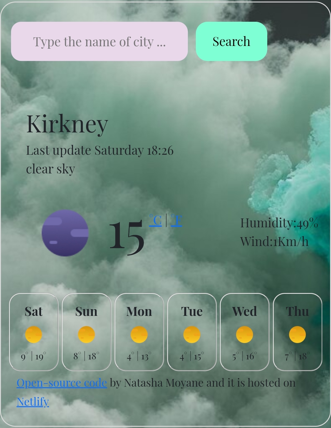 weather app image
